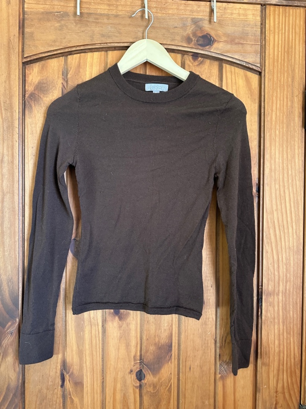 J. Crew Brown Crewneck Sweater